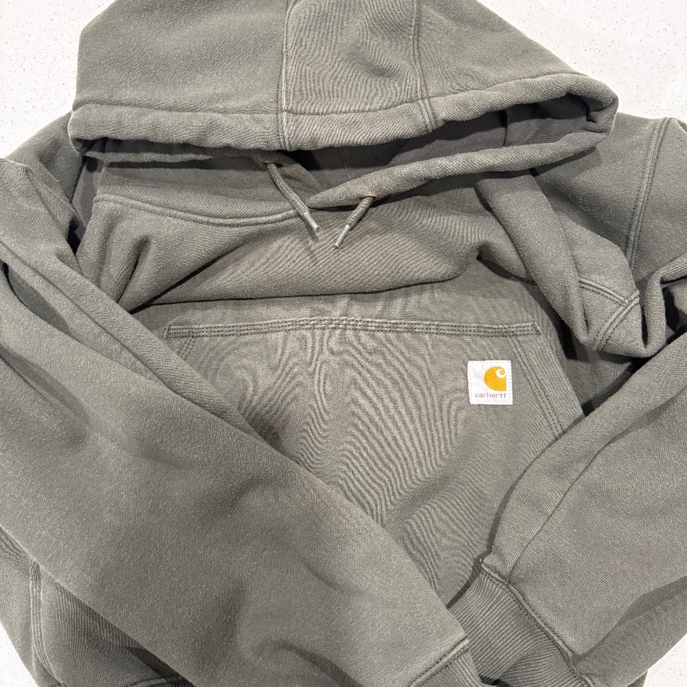 Green Carhartt hoodie